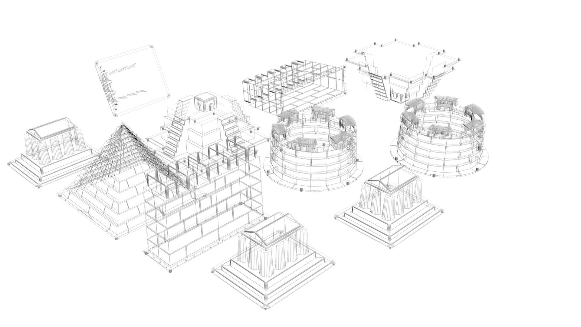 Kinetic Sand Molds Set 3D print model_17