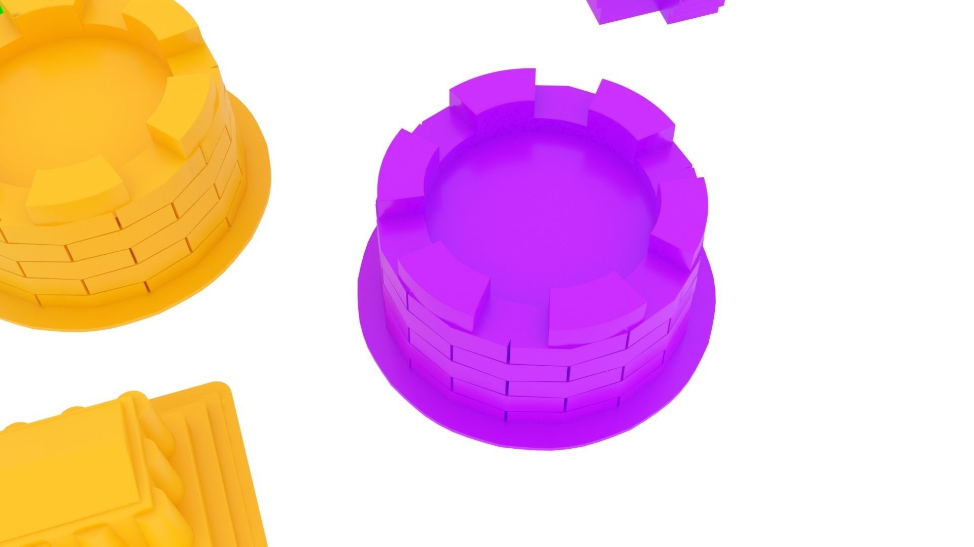 Kinetic Sand Molds Set 3D print model_10