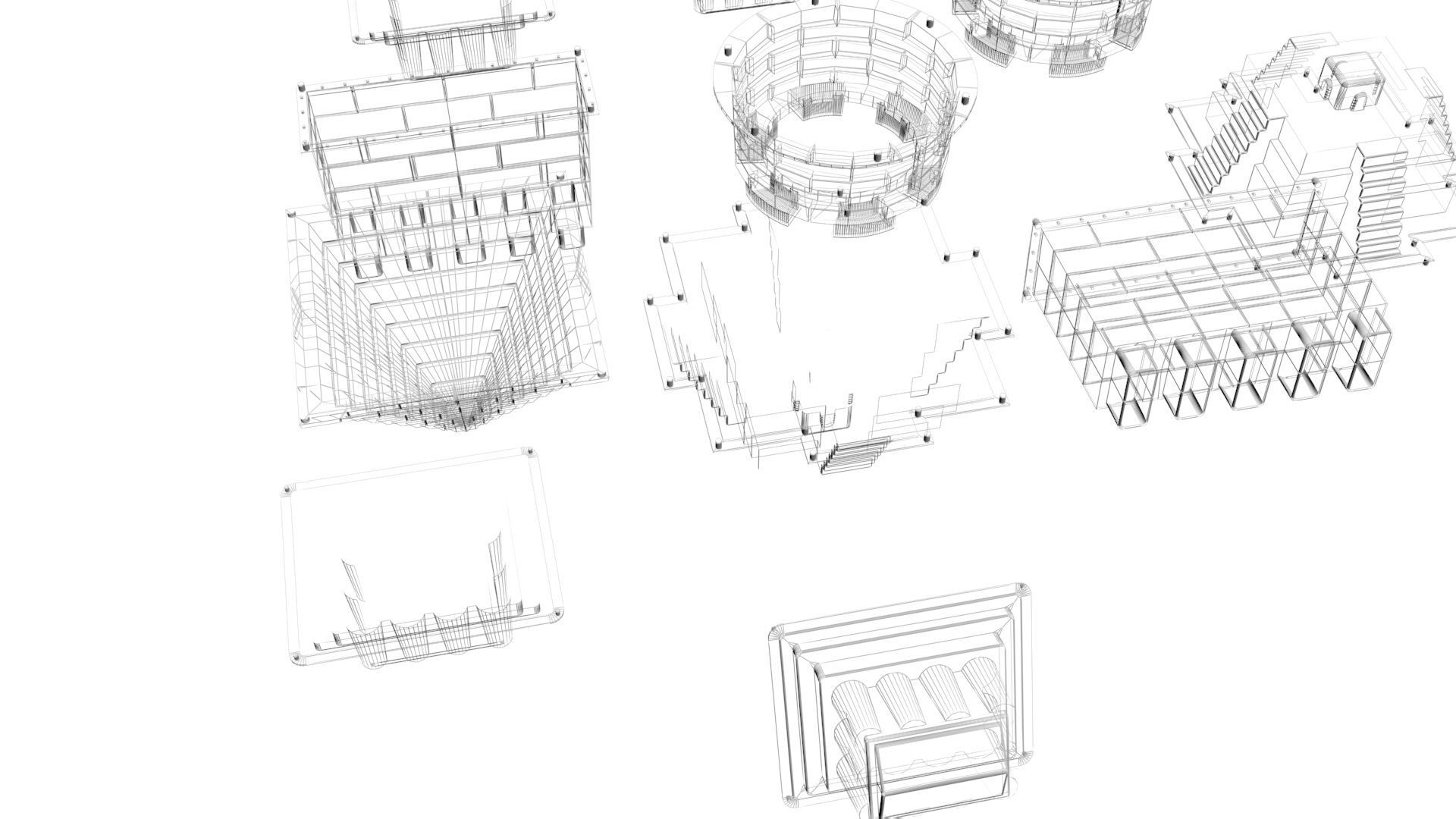 Kinetic Sand Molds Set 3D print model_28