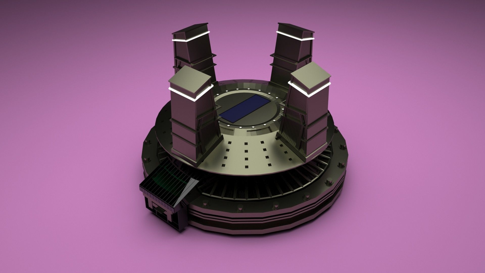 Star Labs Building 3D model_20