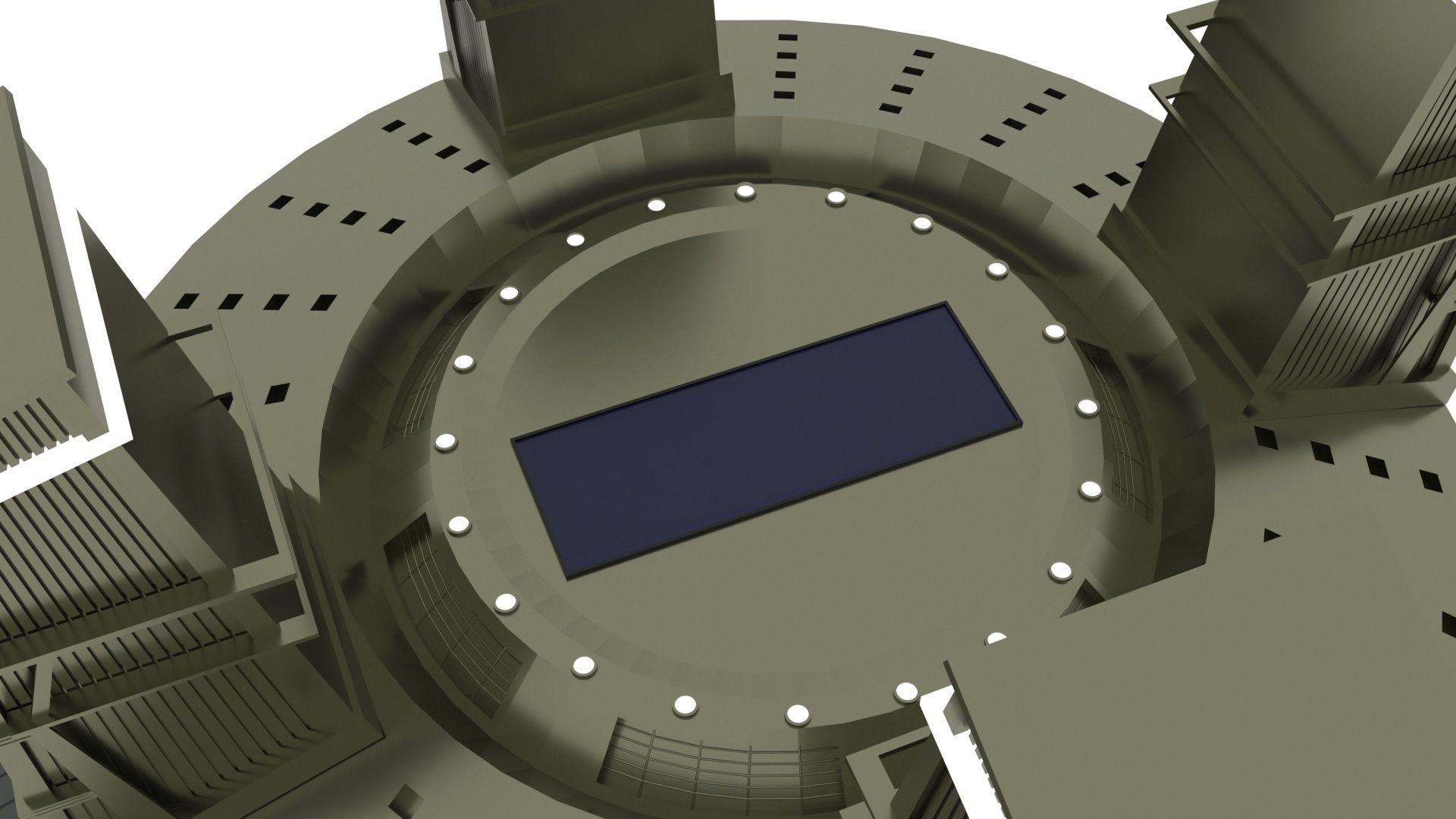 Star Labs Building 3D model_9