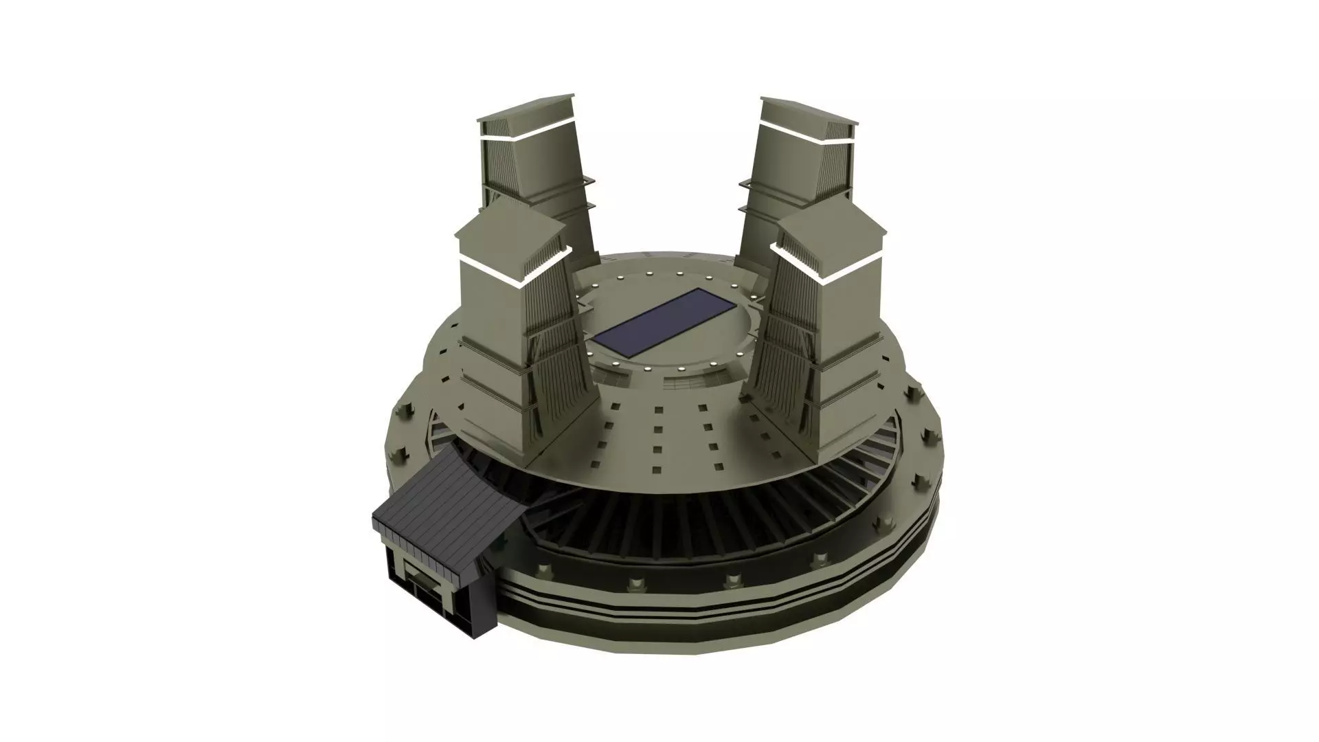 Star Labs Building 3D model_0