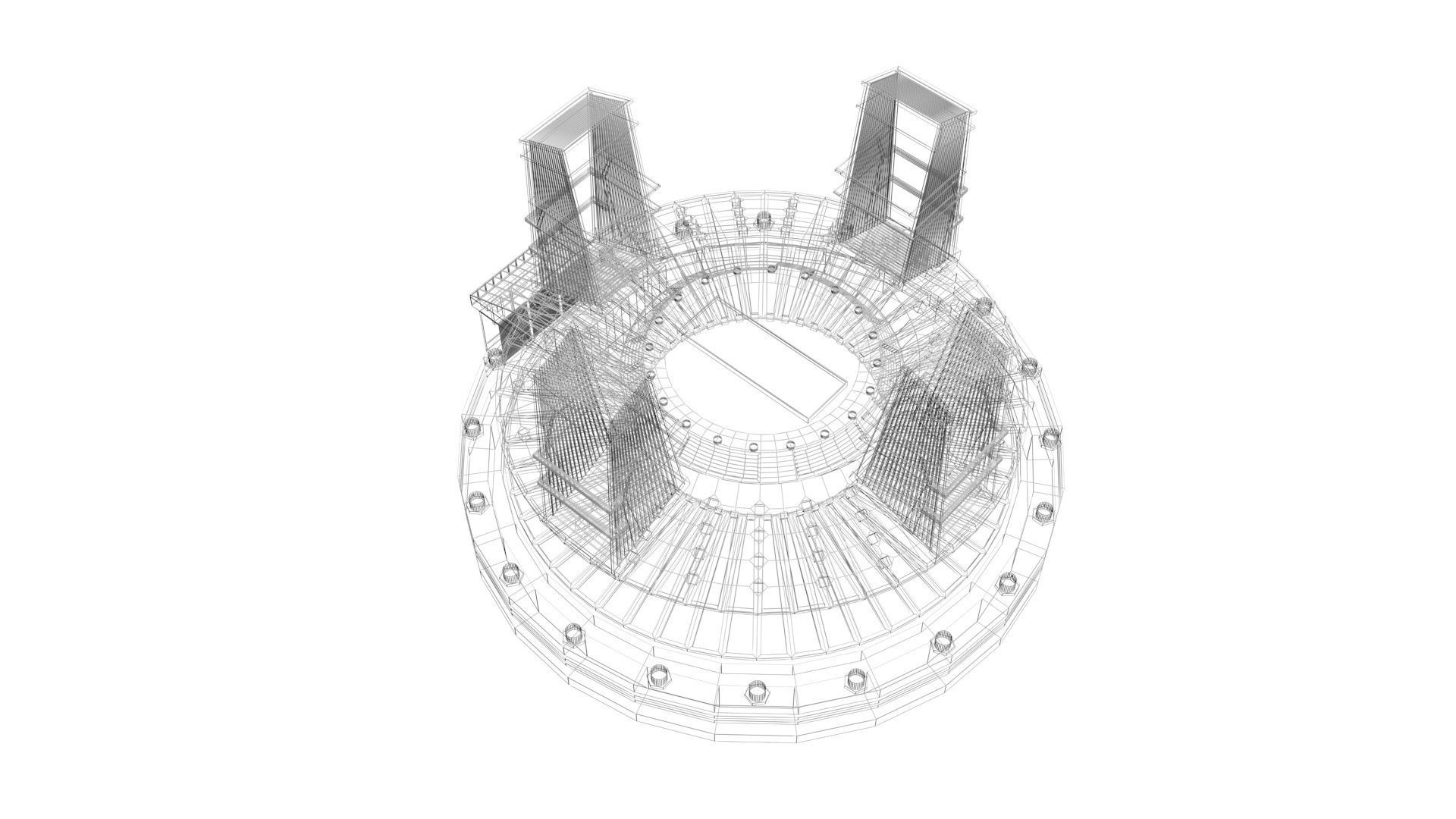 Star Labs Building 3D model_11