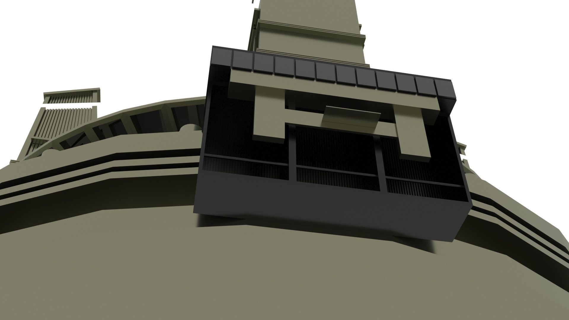 Star Labs Building 3D model_6