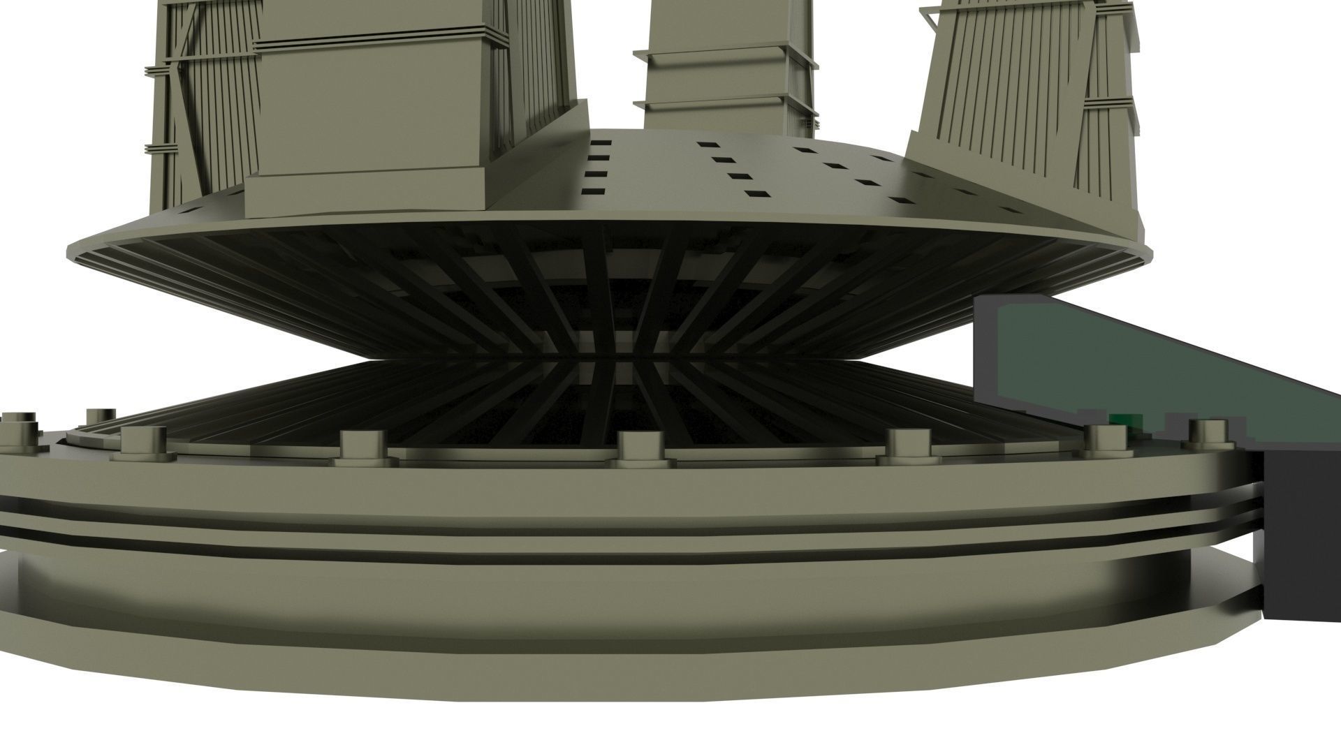 Star Labs Building 3D model_7