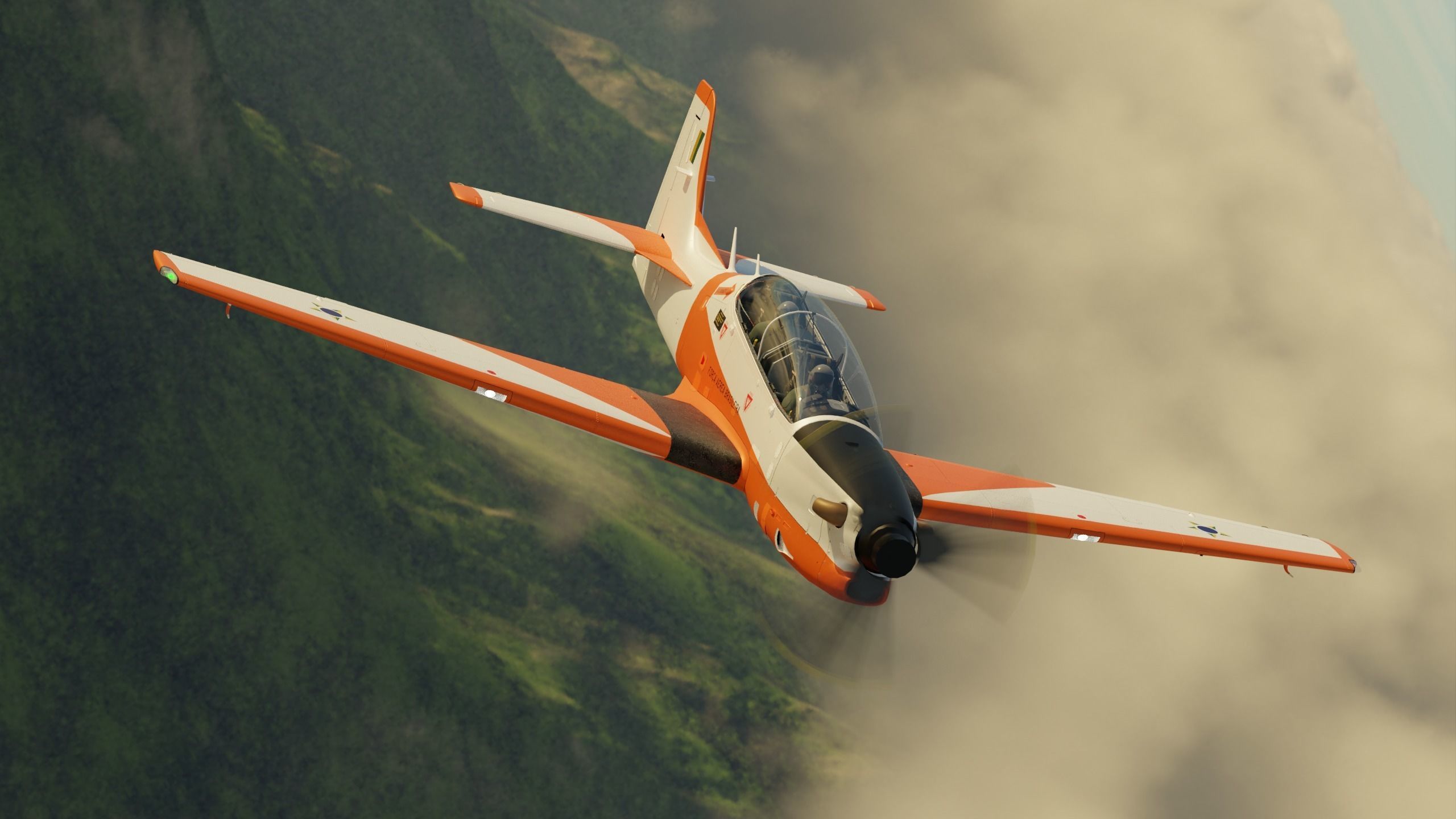 T-27 Tucano EMB-312 Low-poly 3D model_20