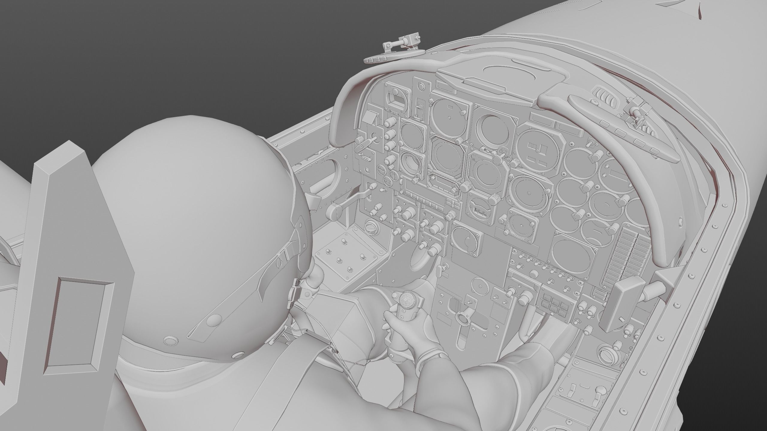 T-27 Tucano EMB-312 Low-poly 3D model_34