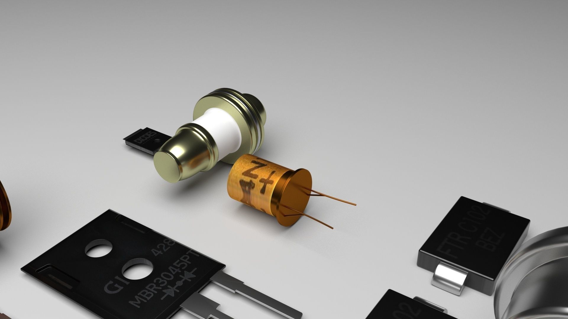 Diodes Set 3D model_32