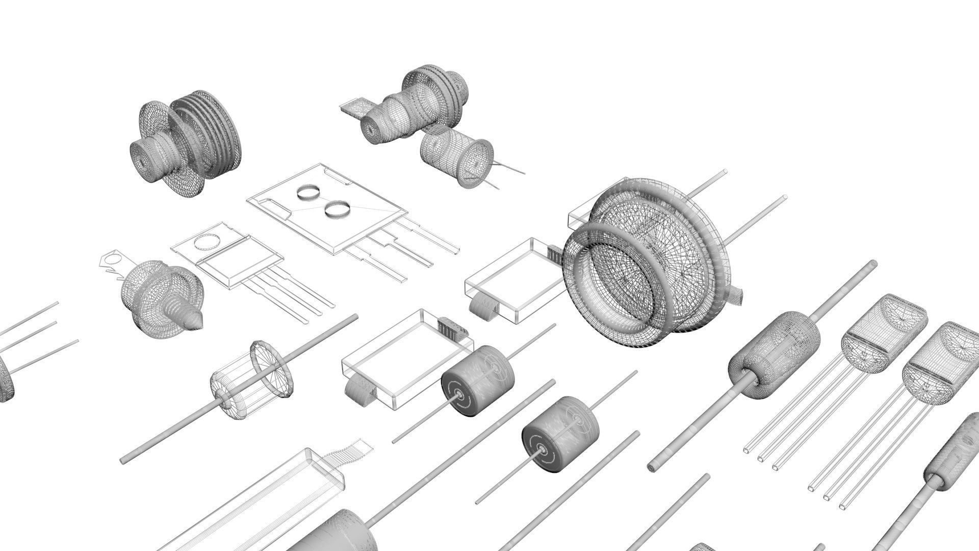 Diodes Set 3D model_64