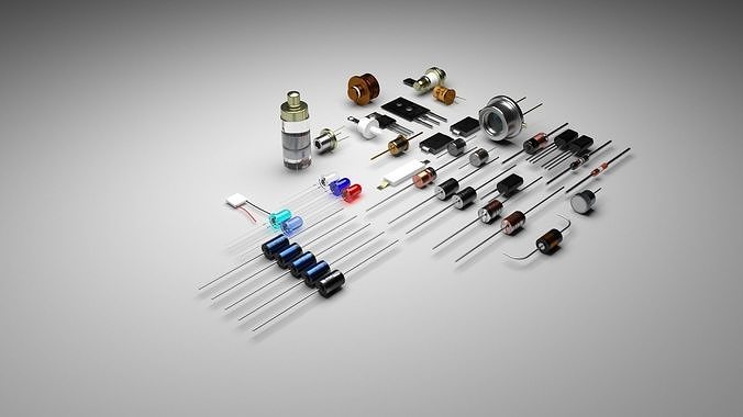Diodes Set 3D model