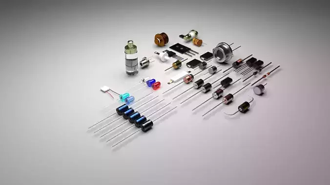 Diodes Set 3D model