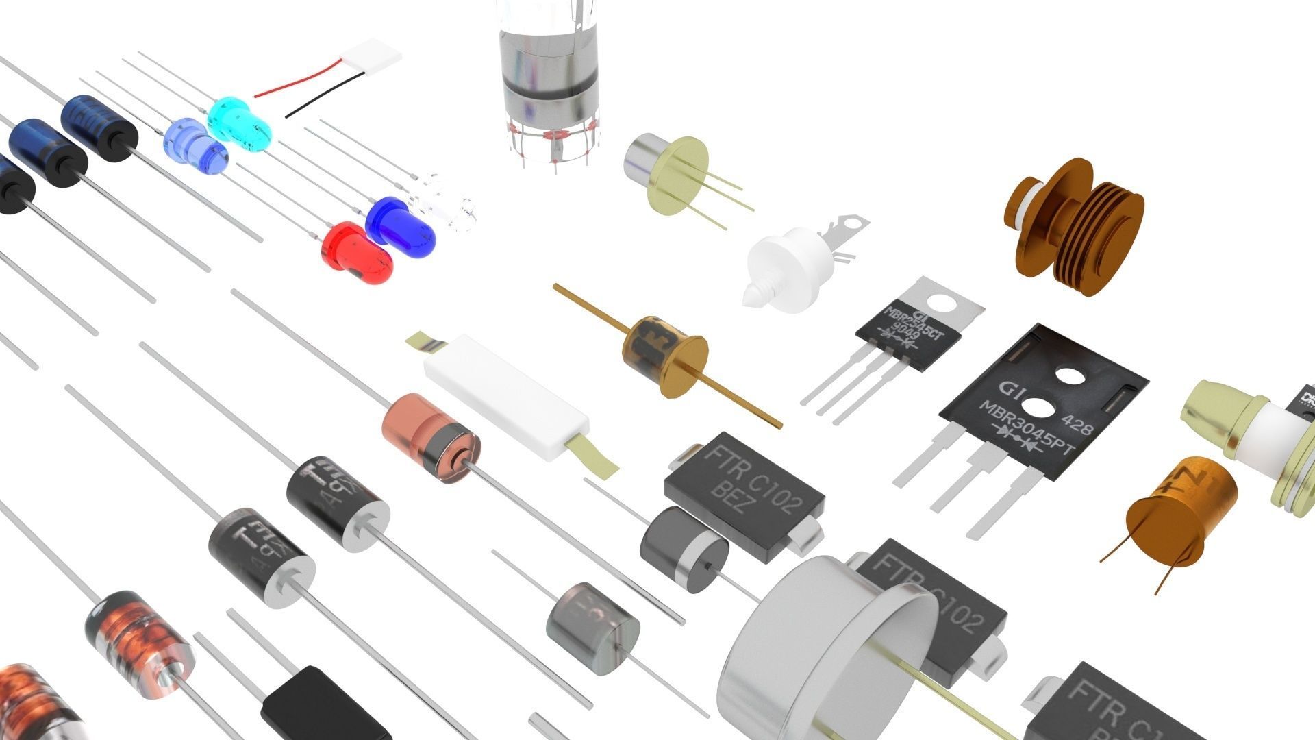 Diodes Set 3D model_46