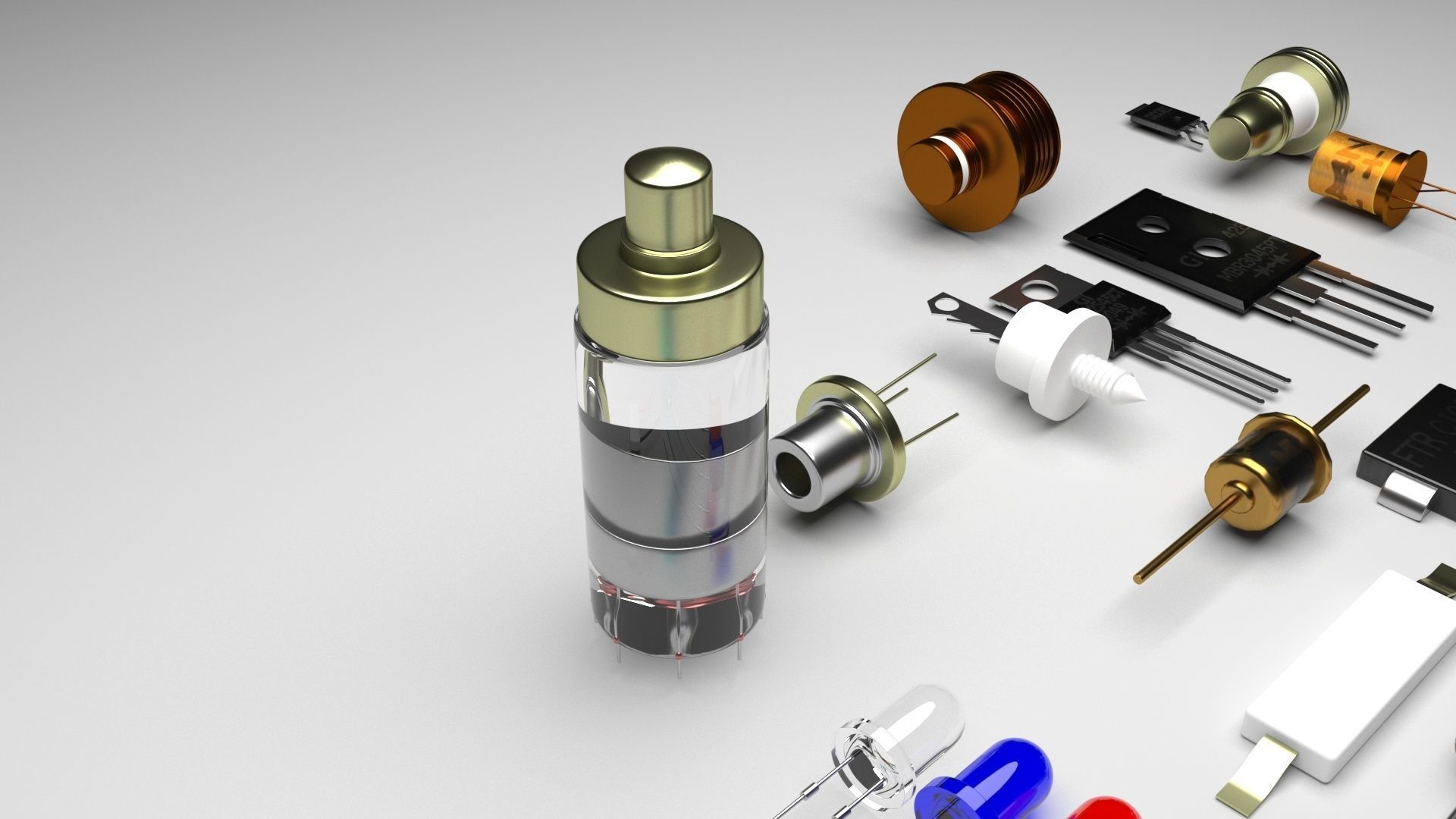 Diodes Set 3D model_6