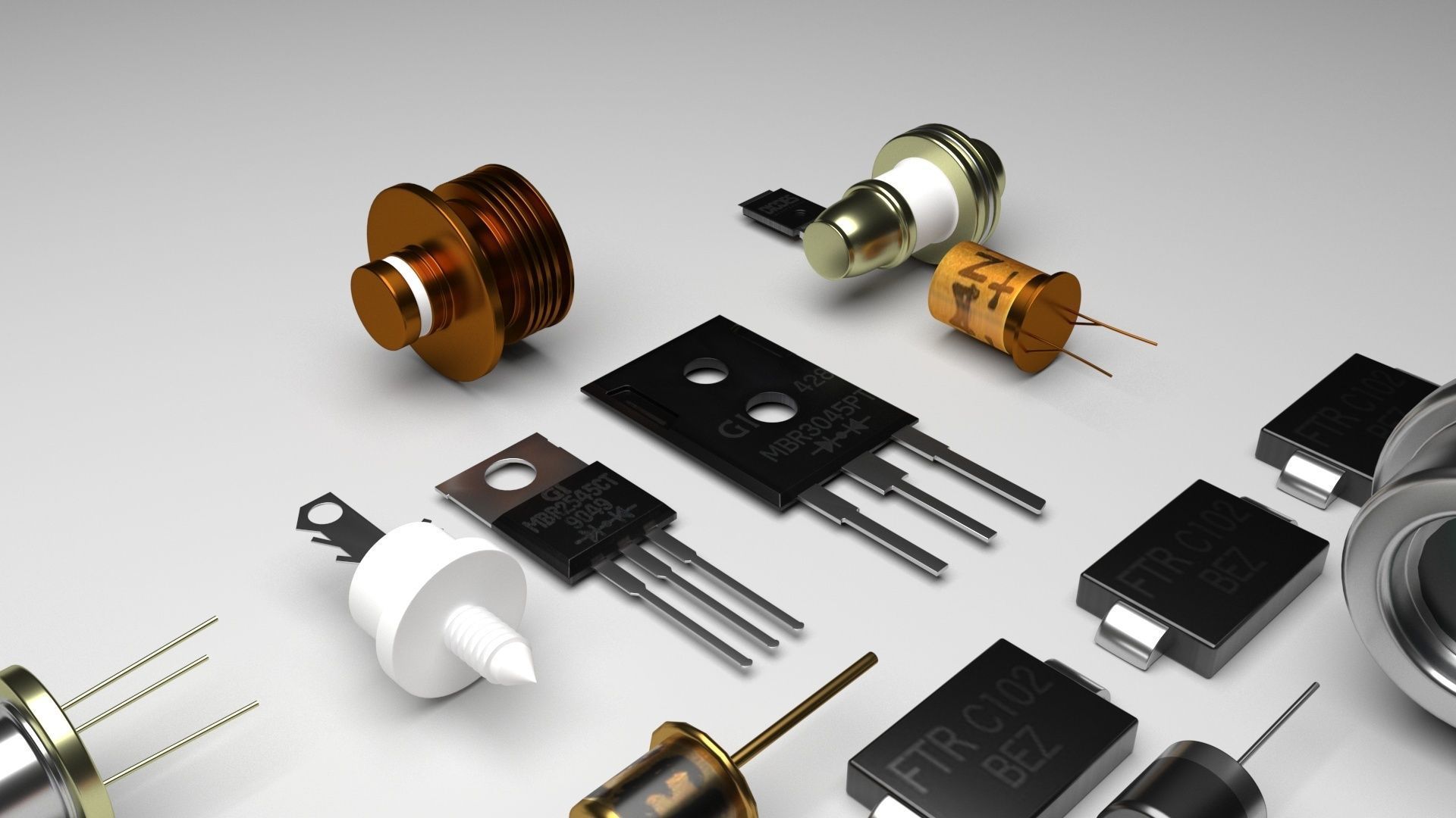 Diodes Set 3D model_11