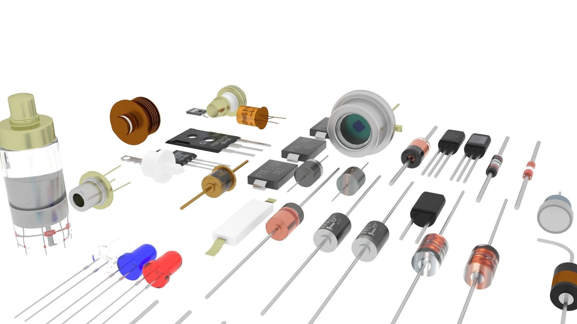 Diodes Set 3D model_49