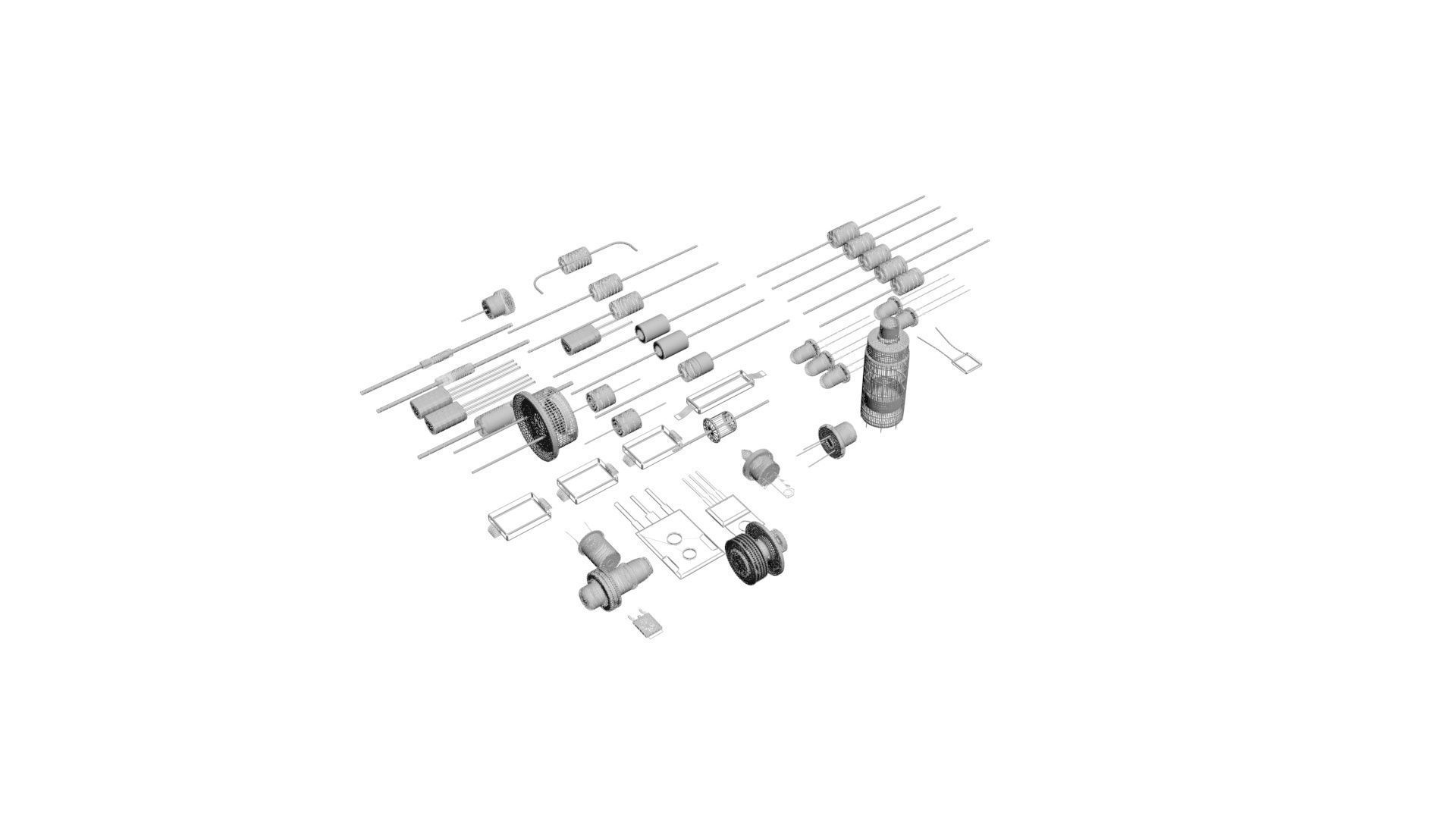Diodes Set 3D model_57