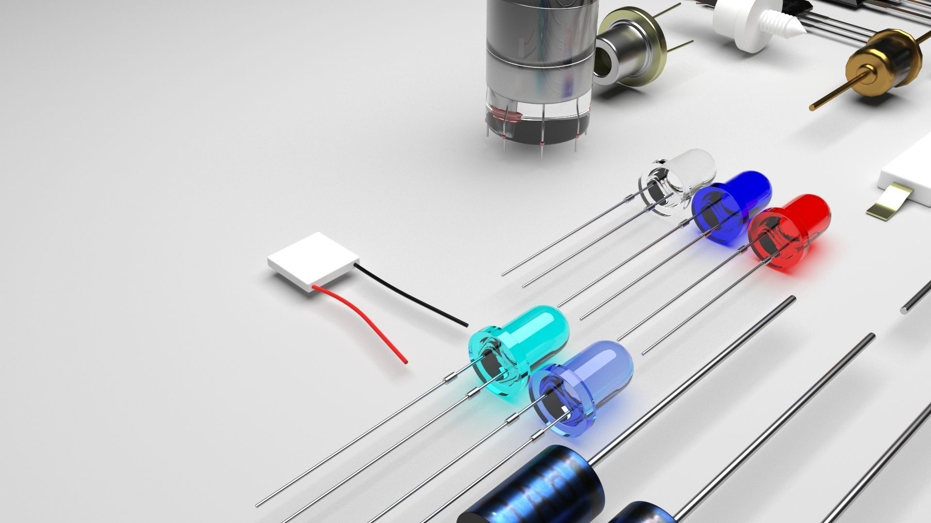 Diodes Set 3D model_2