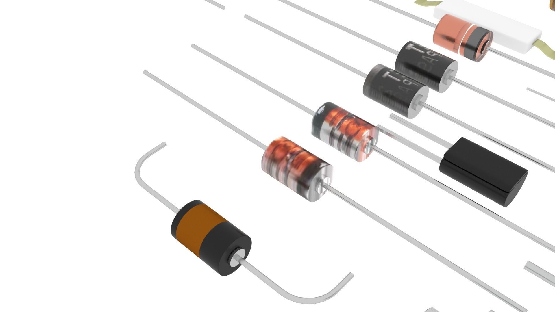 Diodes Set 3D model_47