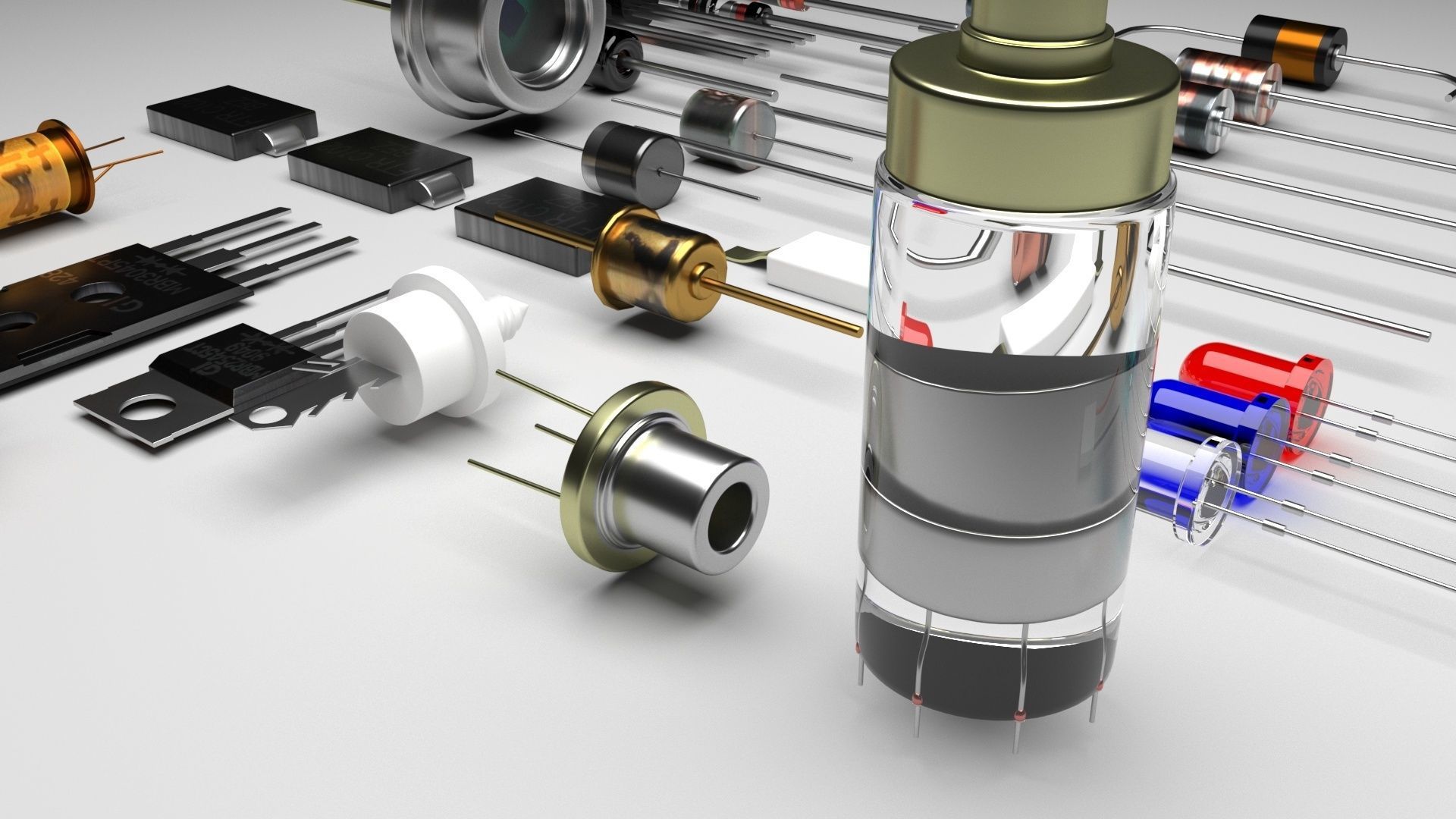 Diodes Set 3D model_28