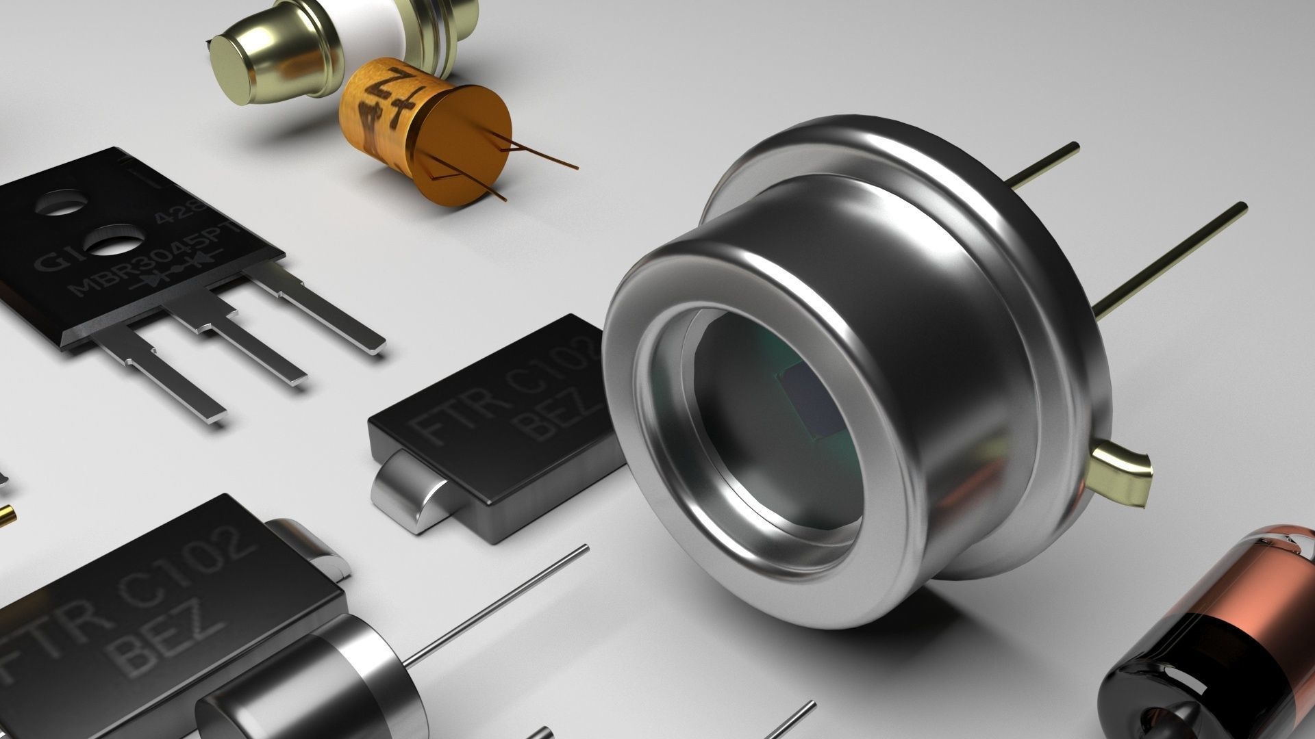 Diodes Set 3D model_14