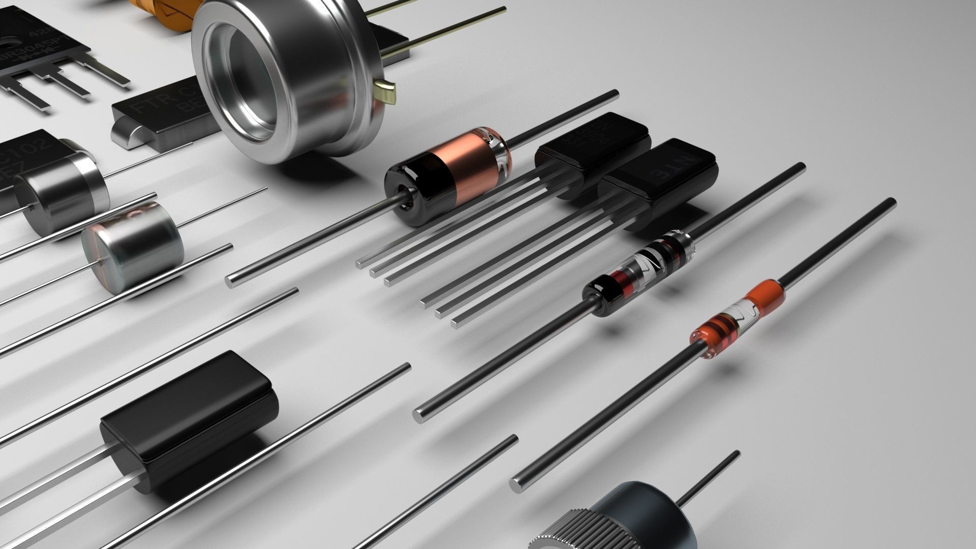 Diodes Set 3D model_15