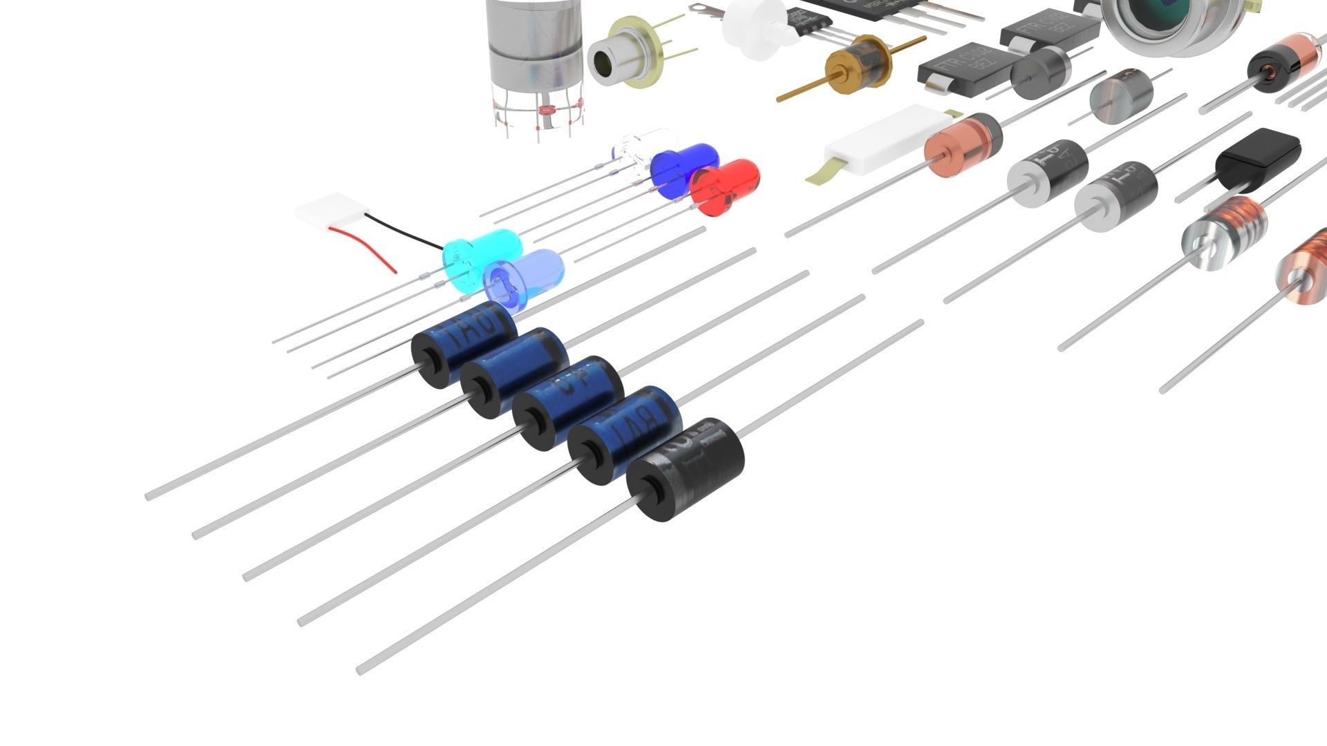 Diodes Set 3D model_44