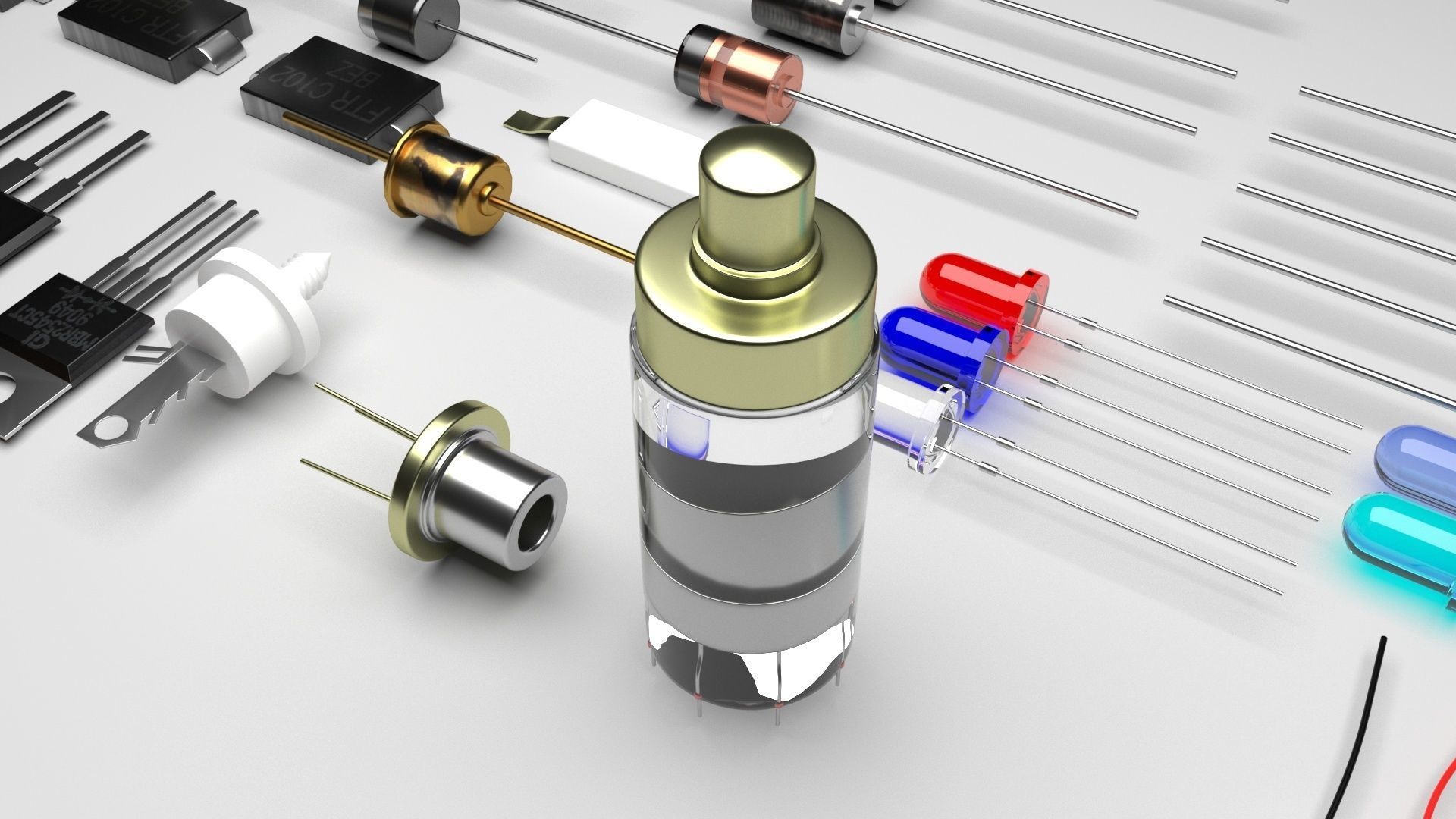 Diodes Set 3D model_25