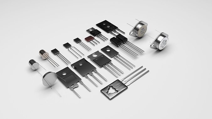 Transistors Set 3D model
