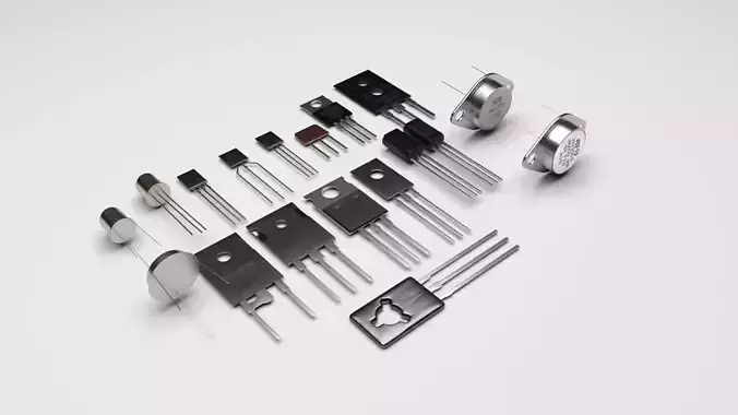 Transistors Set 3D model
