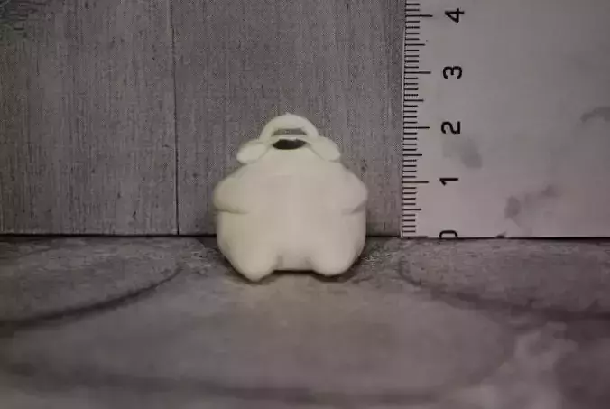 cute keychain Chill toad Bozz ready 3D Print 