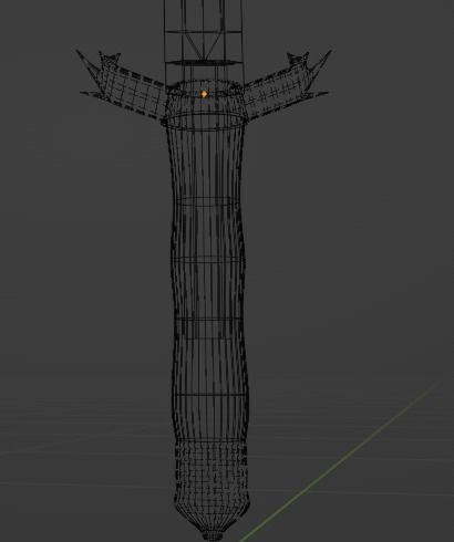 Combat Sword 3D model_2