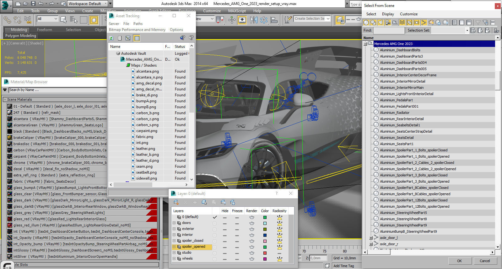Mercedes-AMG One 2023 3D model_39