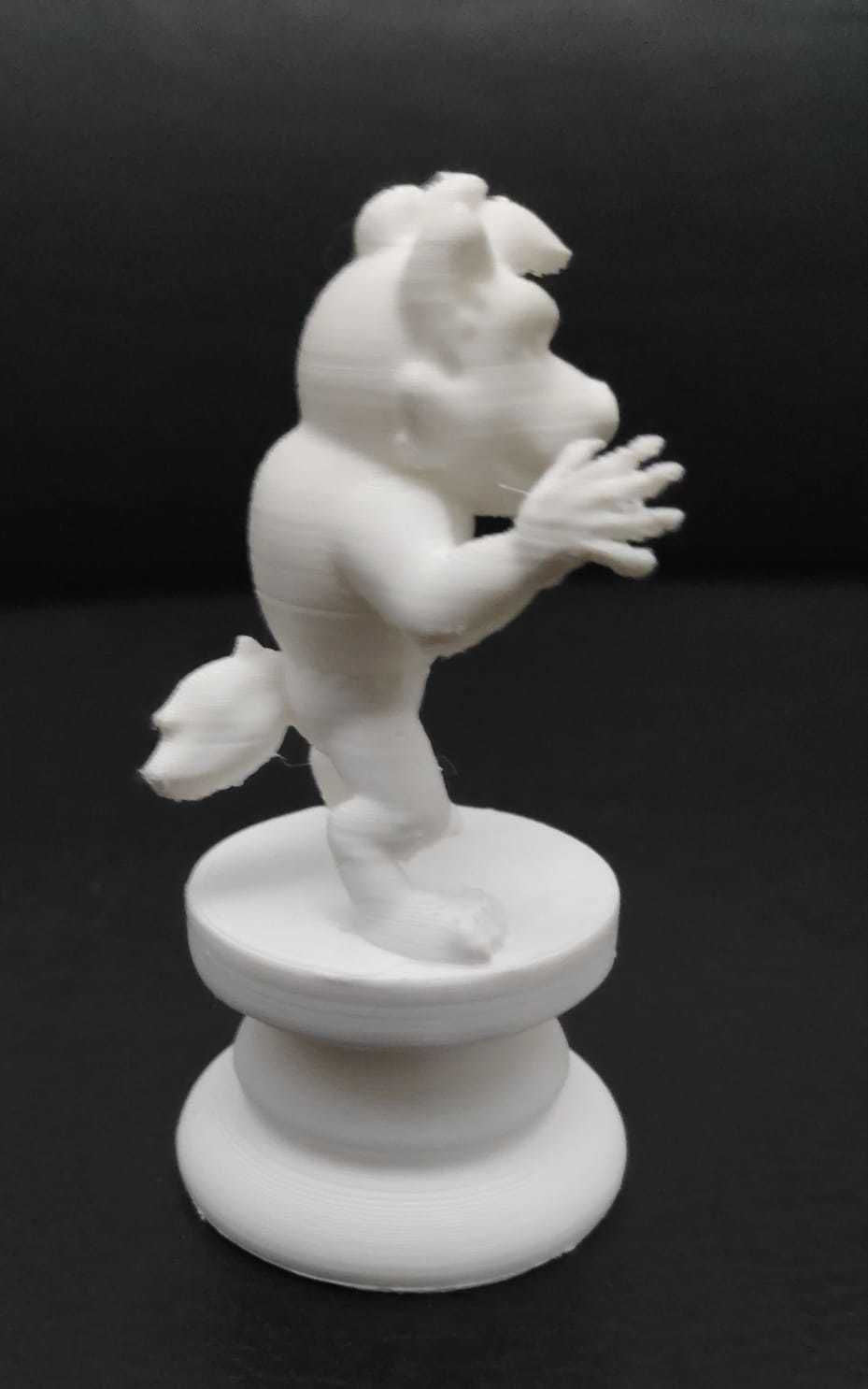 Halloween Chess - Werewolf  3D print model_6