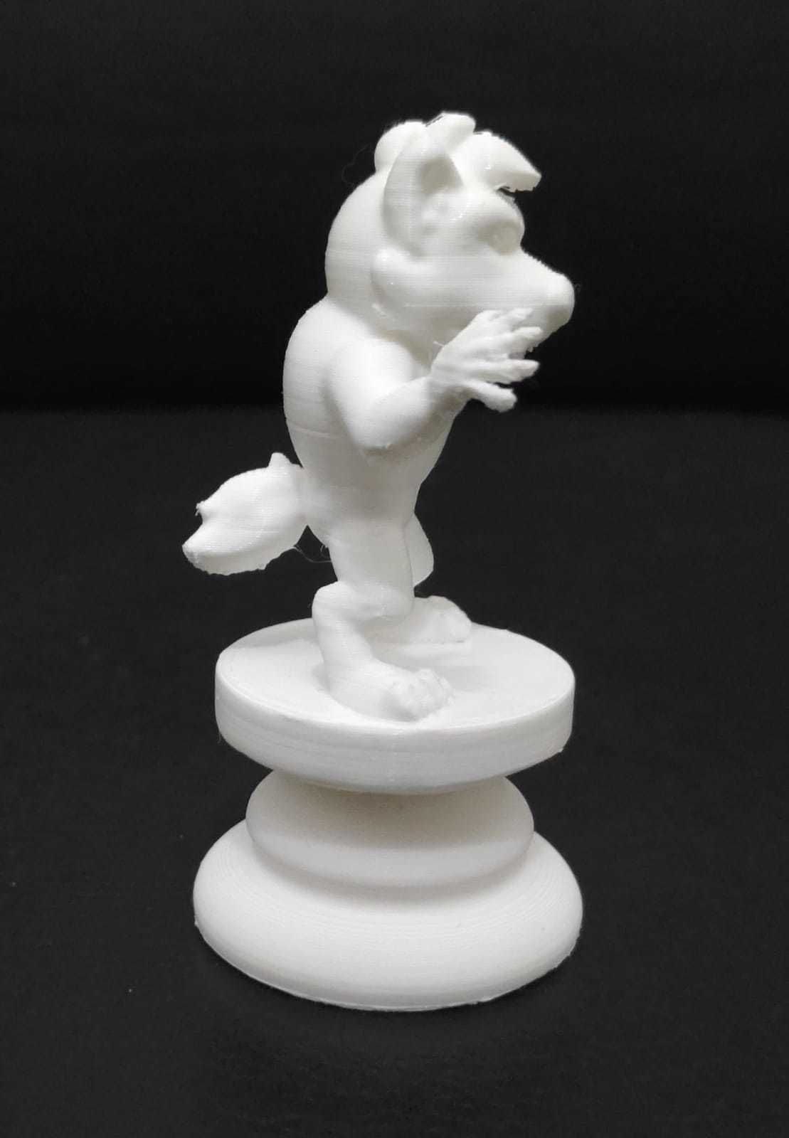 Halloween Chess - Werewolf  3D print model_8