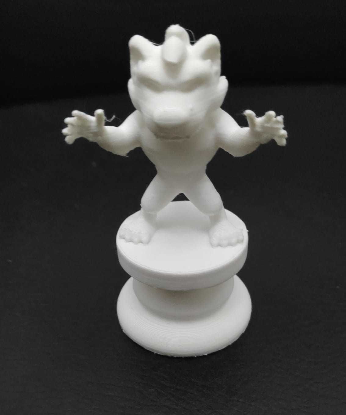 Halloween Chess - Werewolf  3D print model_10