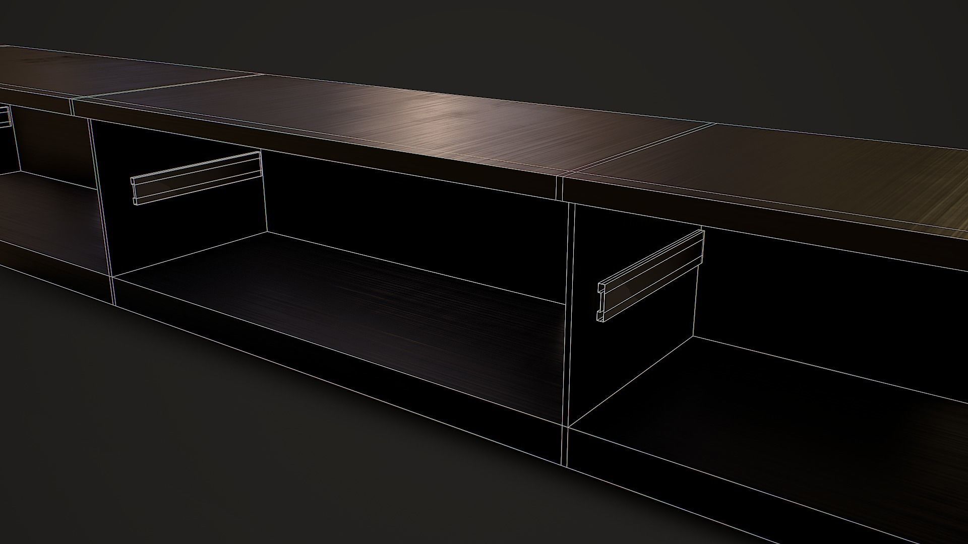 TV stand Meblion Free low-poly 3D model_10