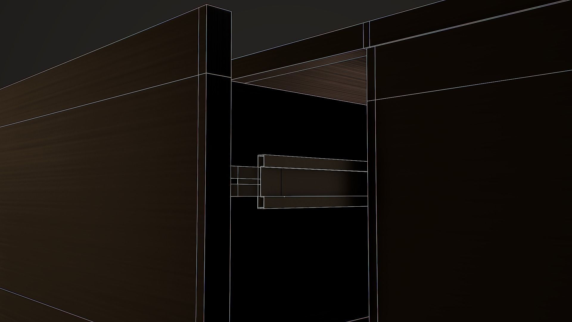 TV stand Meblion Free low-poly 3D model_11