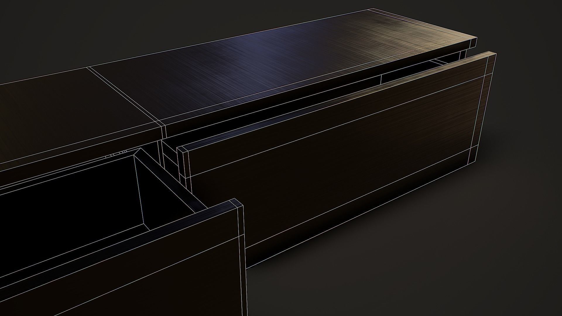 TV stand Meblion Free low-poly 3D model_12