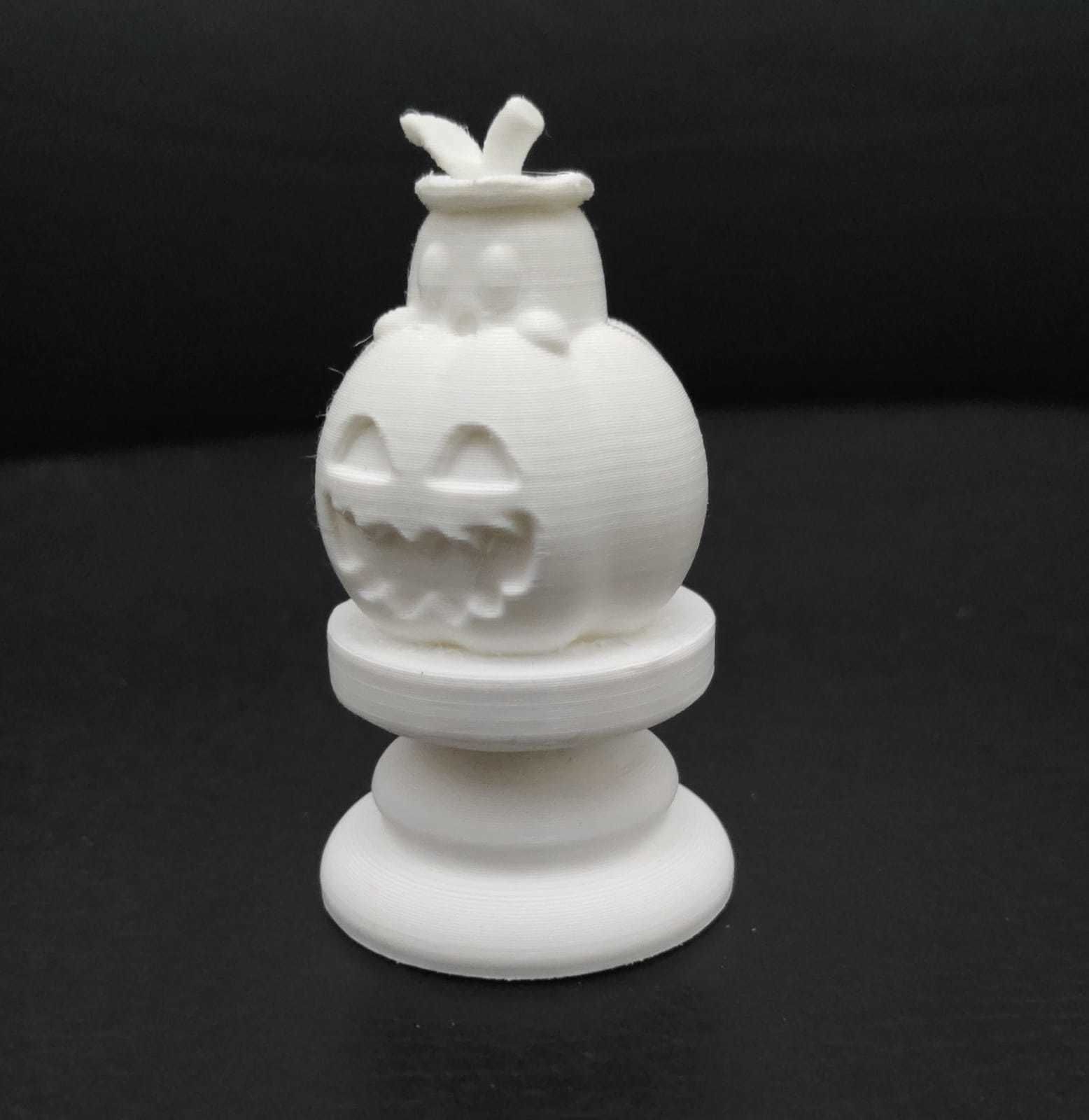 Halloween Chess - Ghost Pumpkin 3D print model_5