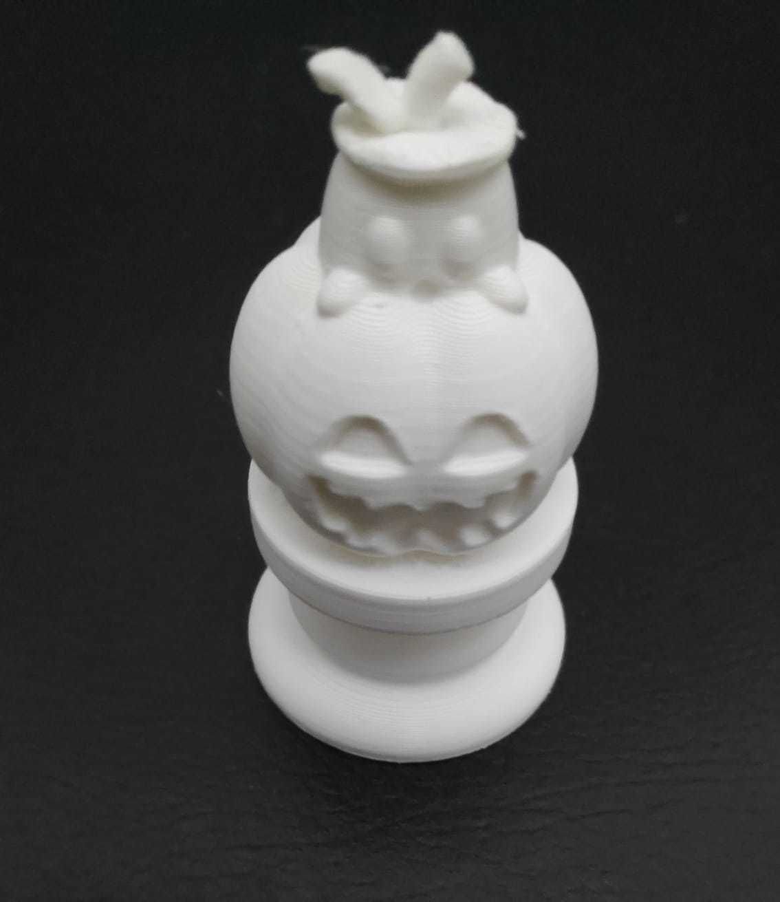 Halloween Chess - Ghost Pumpkin 3D print model_11