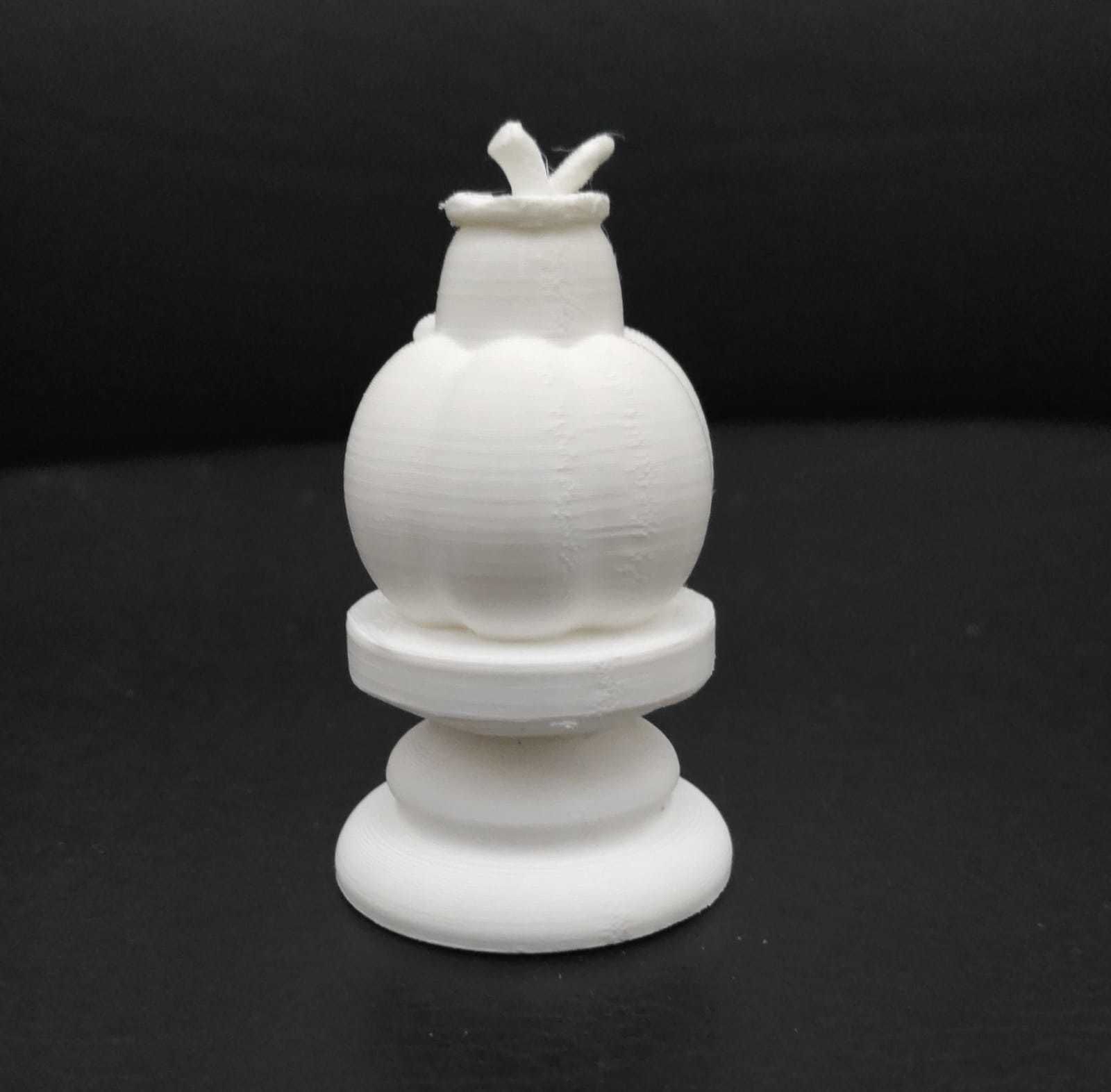 Halloween Chess - Ghost Pumpkin 3D print model_7