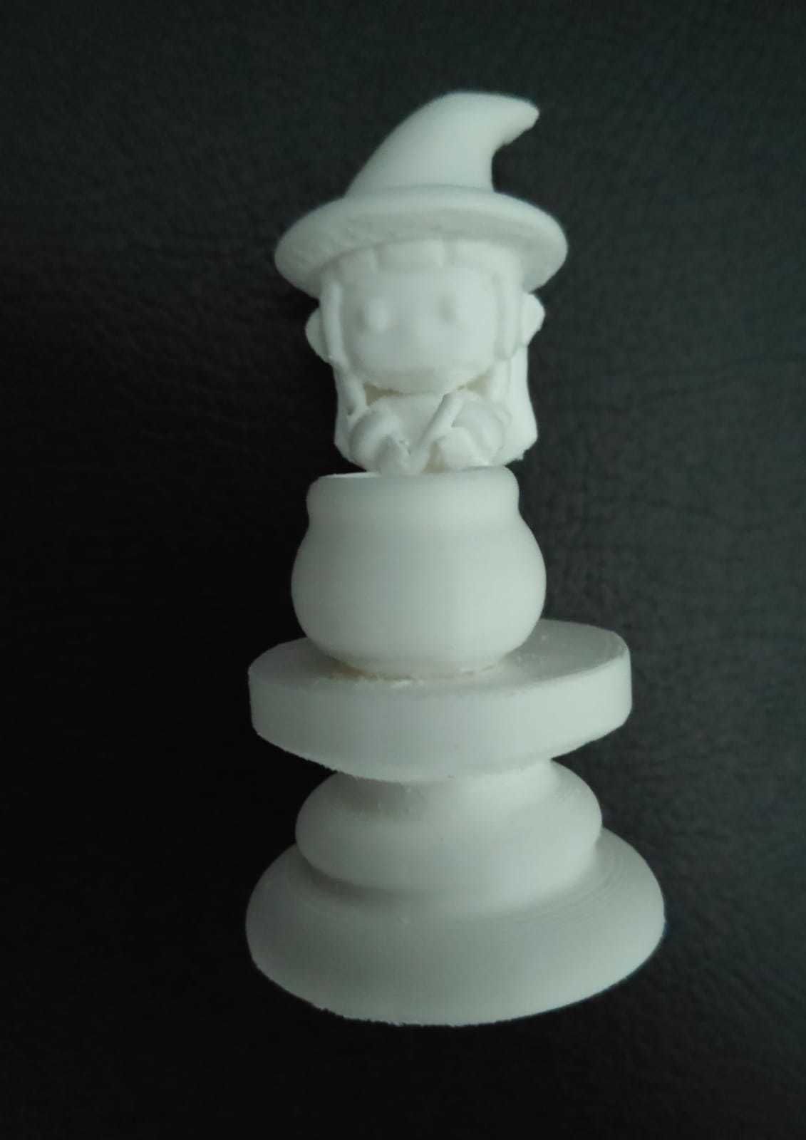 Halloween Chess - Witch 3D print model_4
