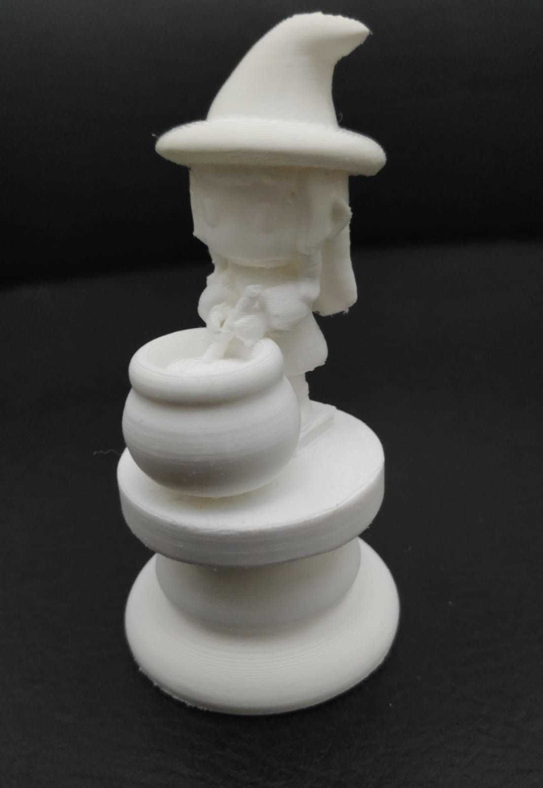 Halloween Chess - Witch 3D print model_6
