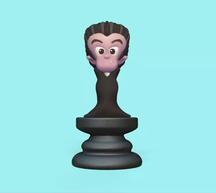 Halloween Chess - Vampire 3D print model