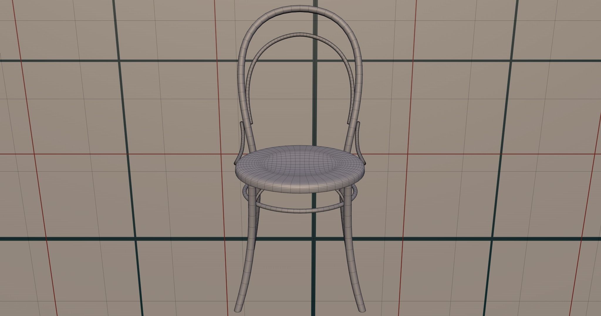 Chair PBR on table 3D model_11