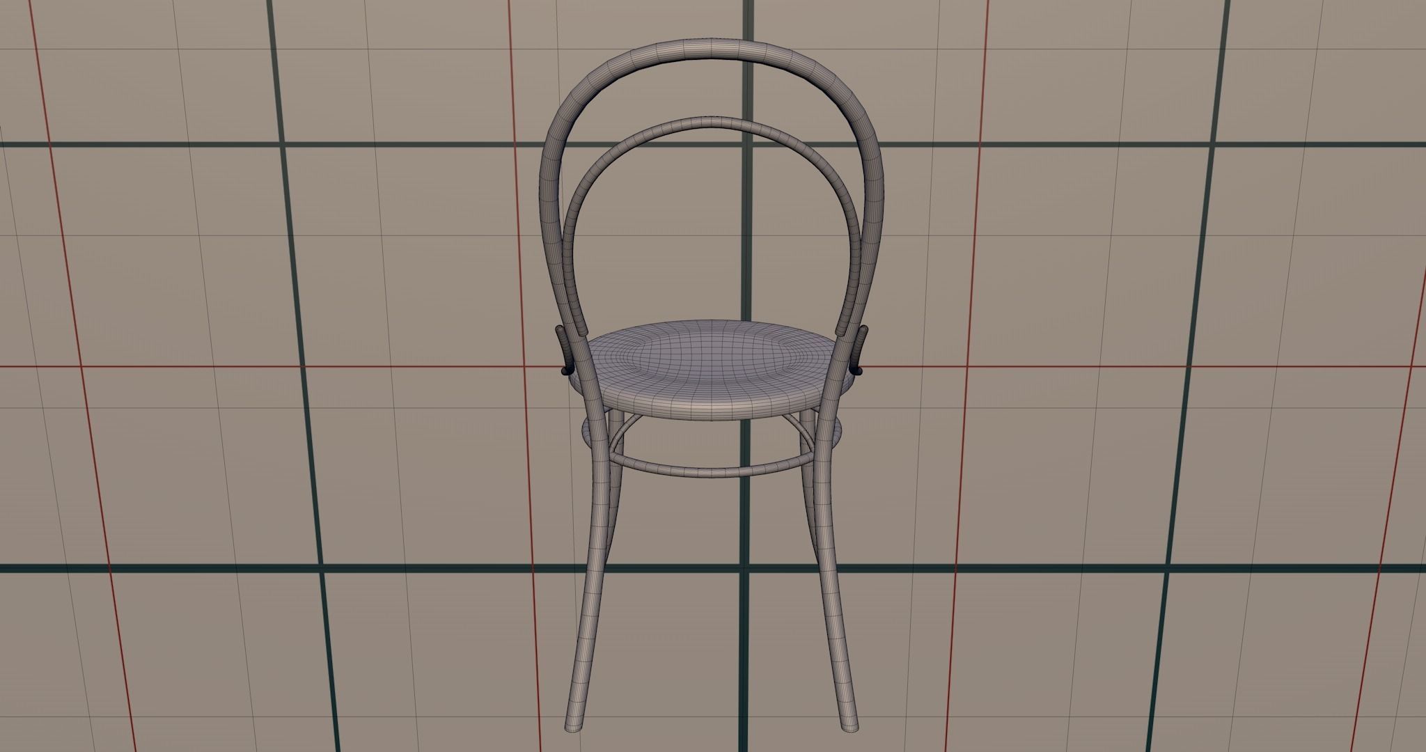 Chair PBR on table 3D model_12