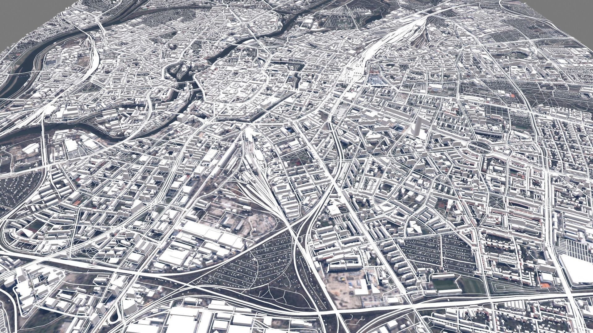 Cityscape Wroclaw Poland 3D model_11