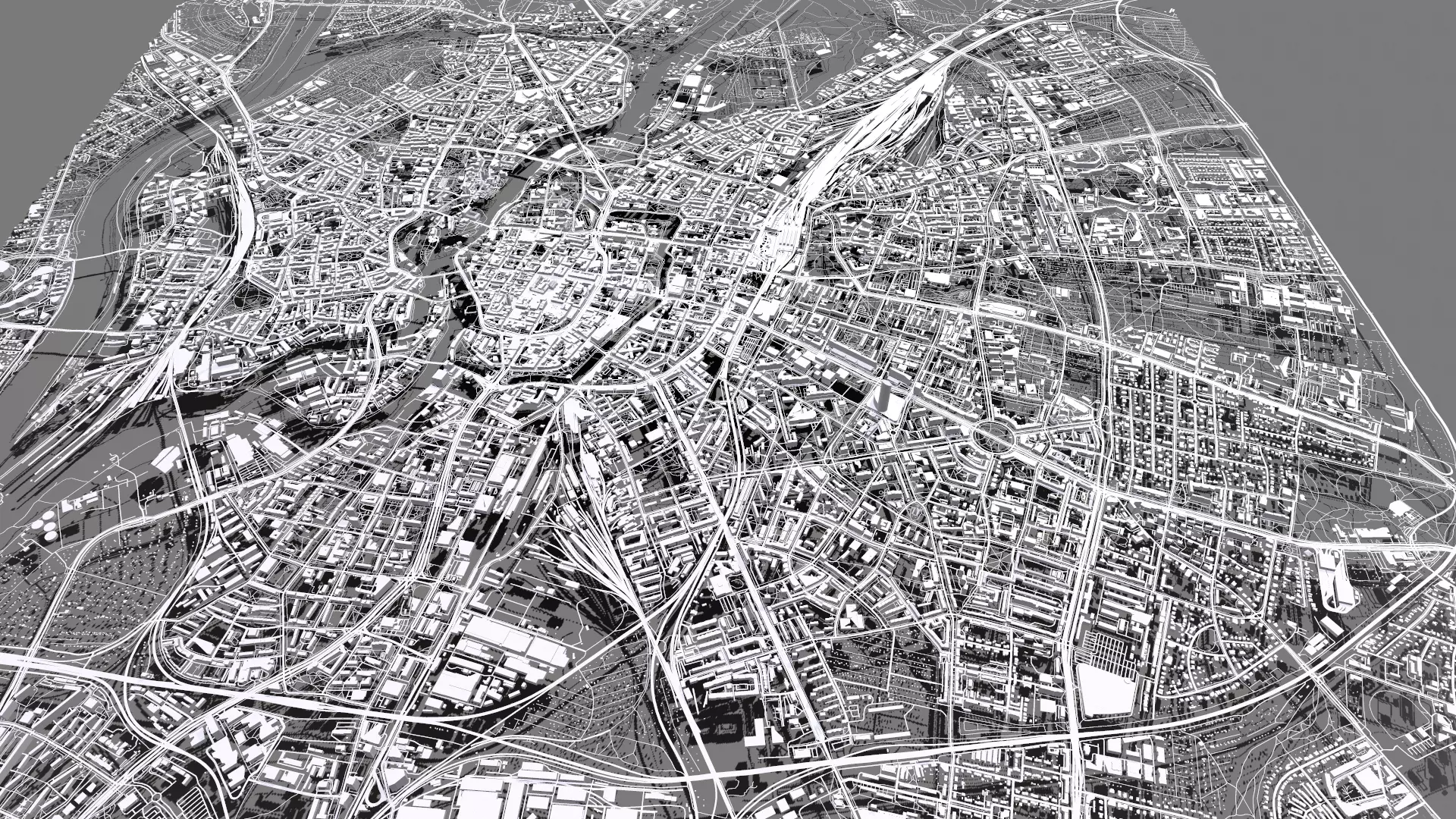 Cityscape Wroclaw Poland 3D model_0