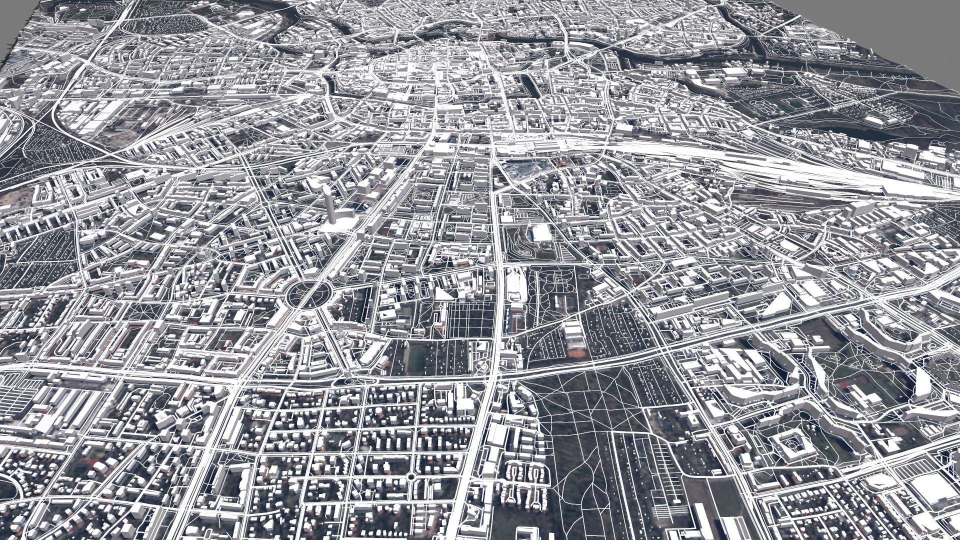 Cityscape Wroclaw Poland 3D model_8