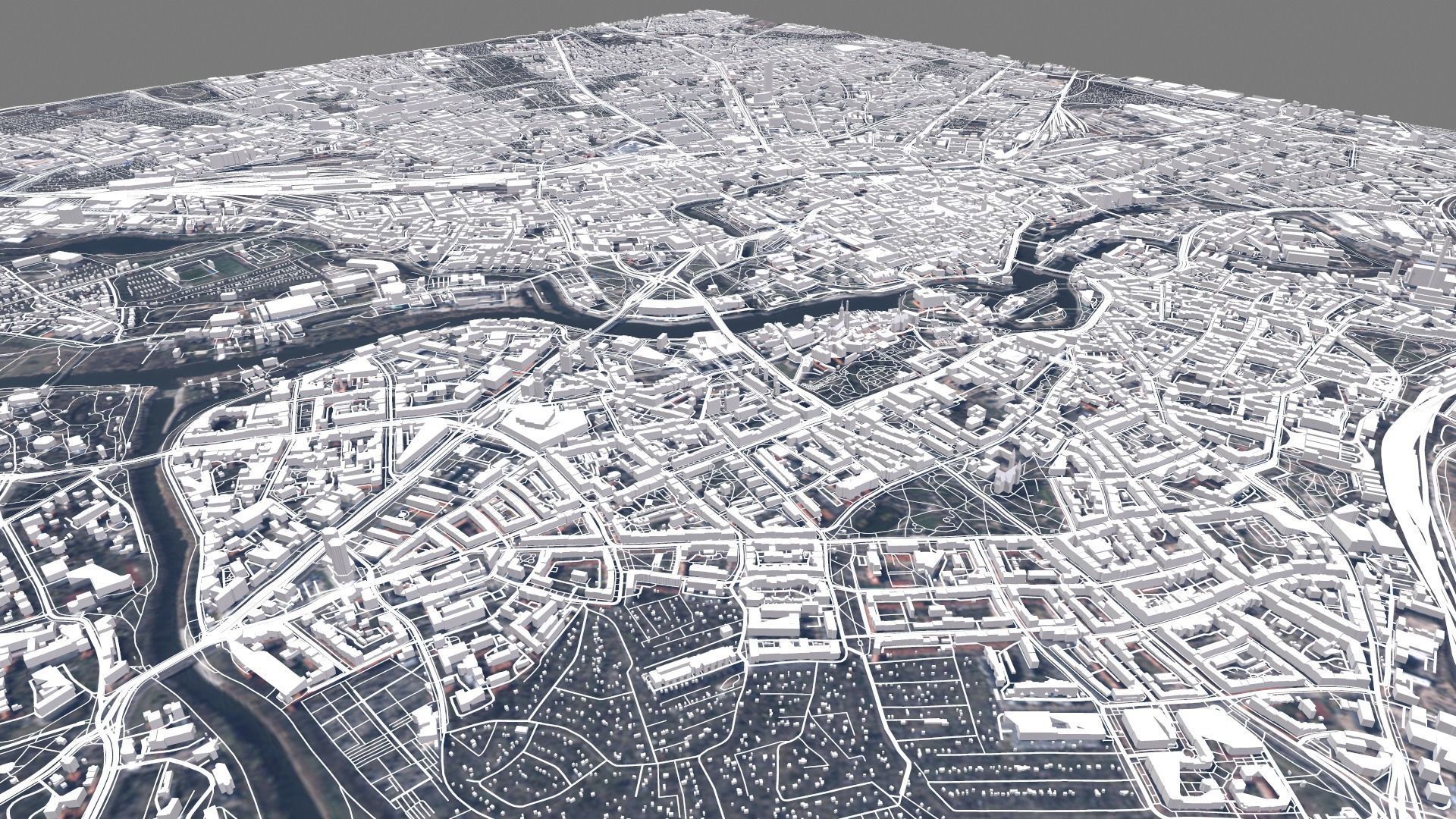 Cityscape Wroclaw Poland 3D model_9